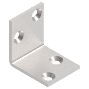 Angle bracket 30x30x25x2,0 phased holes, 5pcs/bag