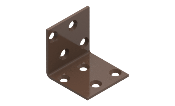 Nurgik 40x40x40x2.0 fers. pruun pisip.5tk/kott