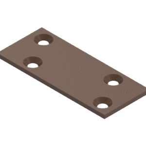 Plaat 60x25x2.0 fers.pruun
