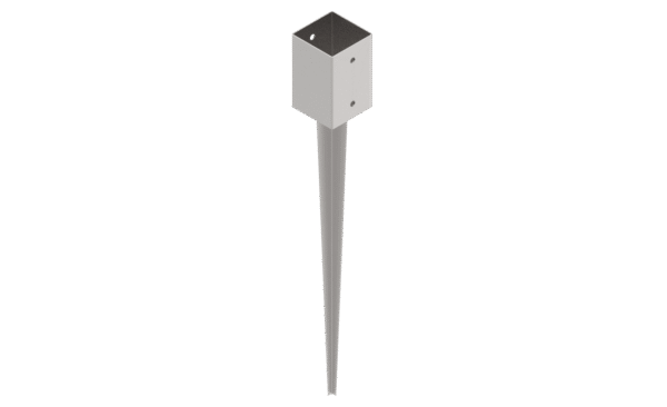 Drive-in post support 95x95mm, L=750mm, type A