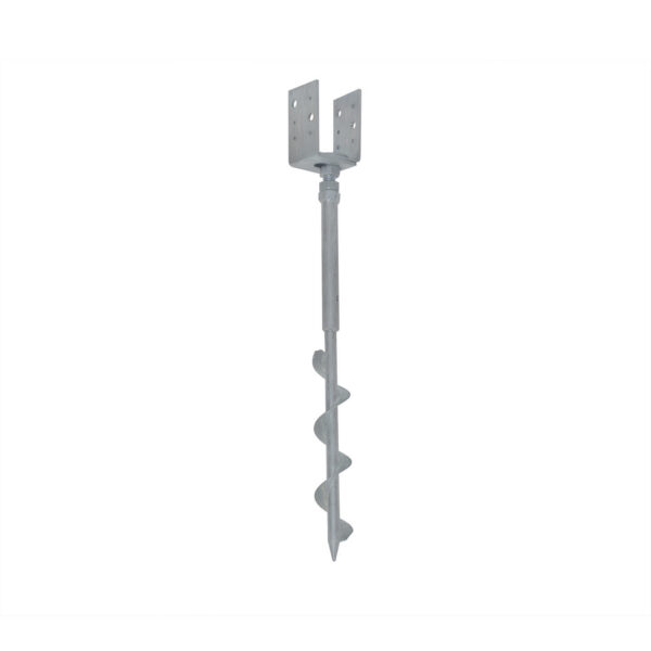 Post foot 70-105 adjust/screw-in L=750mm