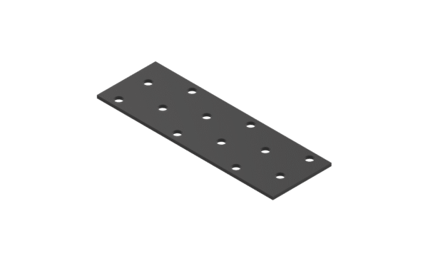 Plaat 120x40x2.0 must