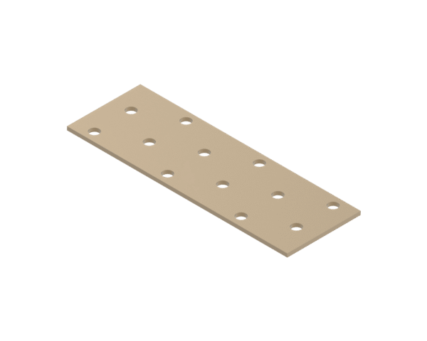 Plaat 120x40x2.0 roostevaba A2