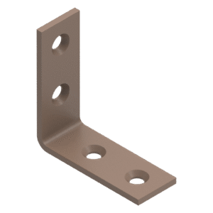 Nurgik 40x40x15x2.0 fers.pruun