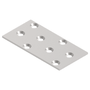 Plaat 80x40x2.0 fers.