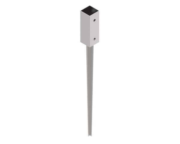 Drive-in post support 50x50mm, L=600mm, type A