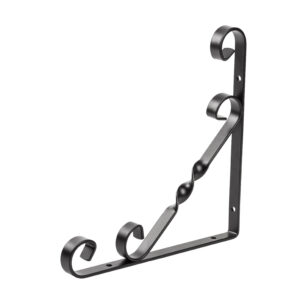 Shelf bracket "Antique" 200x200 black