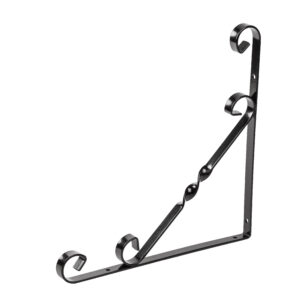 Shelf bracket "Antique" 250x250 black