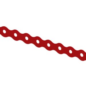 Montaazilint 12x0.7 /3m sinusoid punane